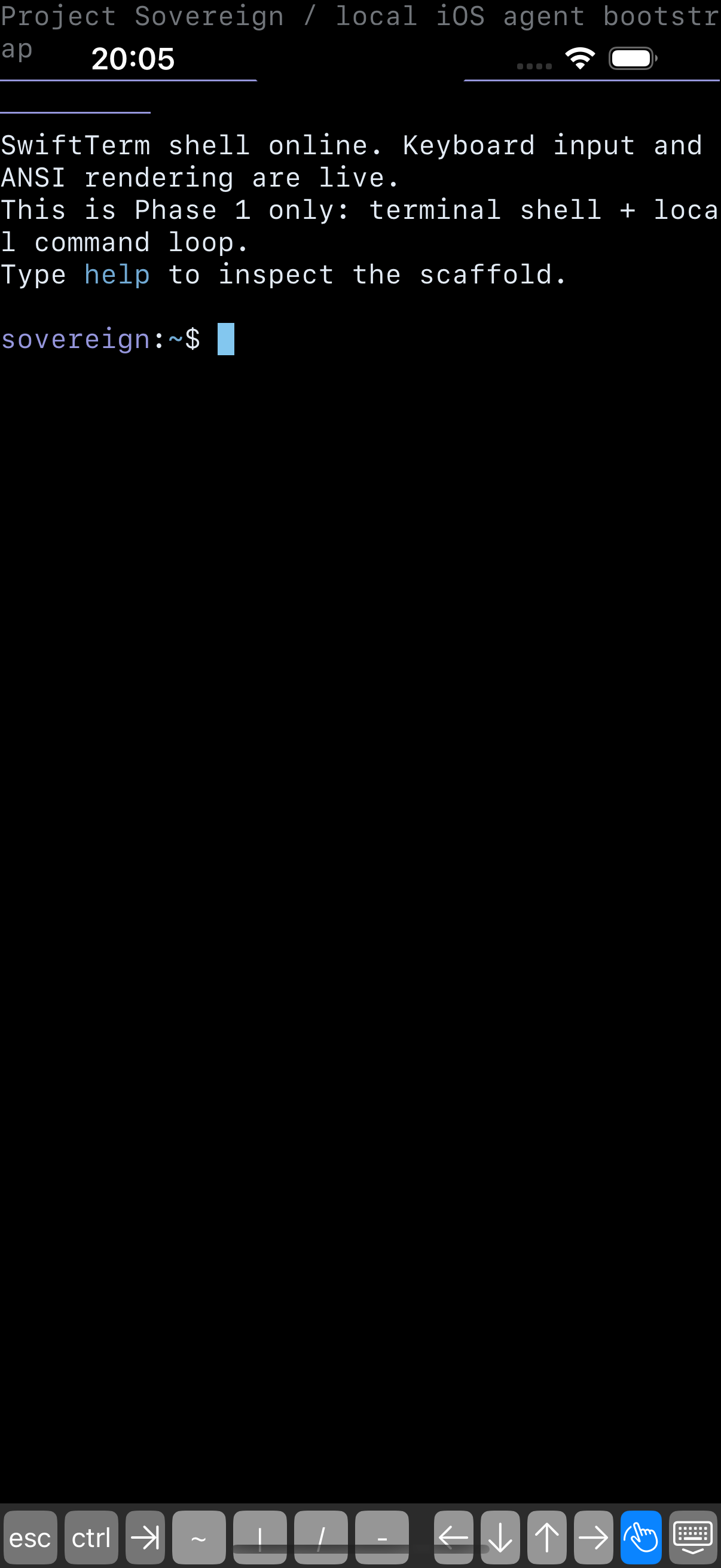 Sovereign — prompt ready